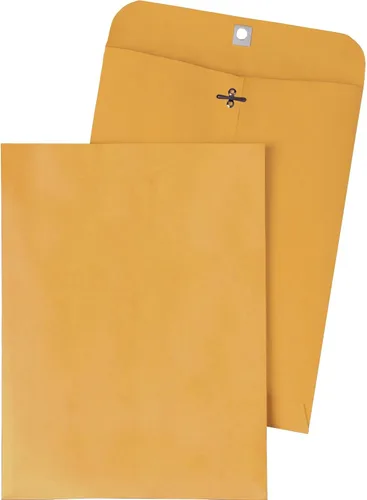 Miniatura 10 de Quality Park 6 x 9 Sobres con cierre, cierres con broche y engomados para almacenar o enviar por correo, papel kraft de 28 lb, 100 por caja