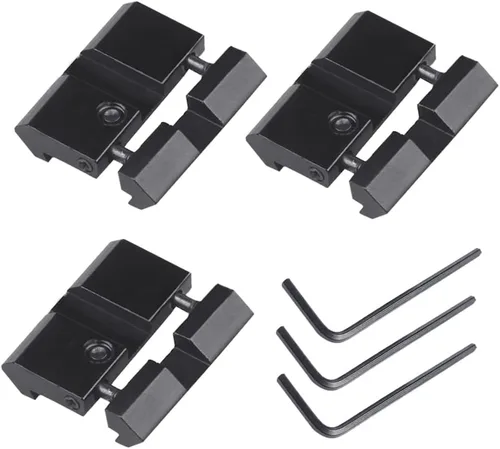 Acxico Adaptador convertidor de montaje en riel Picatinny Weaver Picatinny de 0.433 in/0.394 in a 0.787 in/0.827 in