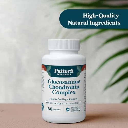 Miniatura 7 de Pattern Wellness Complejo de glucosamina condroitina con MSM y ácido hialurónico - Apoya la salud de las articulaciones, cartílagos y flexibilidad