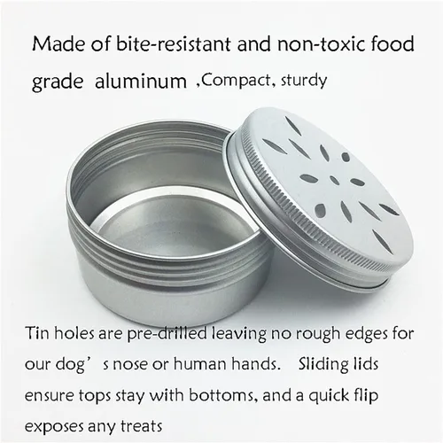 Miniatura 6 de CHENGXINWENHUA Paquete de 6 latas de trabajo para perros, caja de entrenamiento con aroma de perro, contenedores de trabajo para nariz de perro