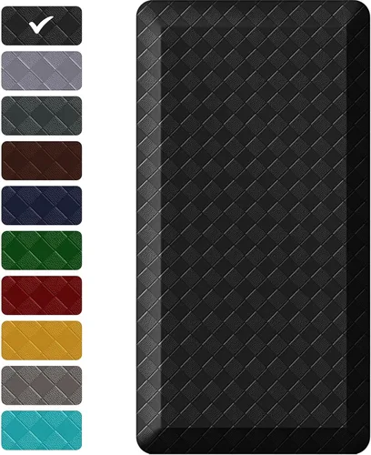 Miniatura 13 de StepRite Tapetes de cocina de 1 pulgada de grosor para el piso, alfombras de cocina antifatiga, antideslizantes, alfombra de cocina impermeable
