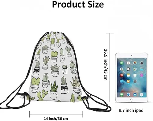 Miniatura 6 de Beabes Notas musicales Bolsas con cordón Mochila Bolsa de gimnasio Bolsa con cordón, Multi-a147, Mochilas de viaje