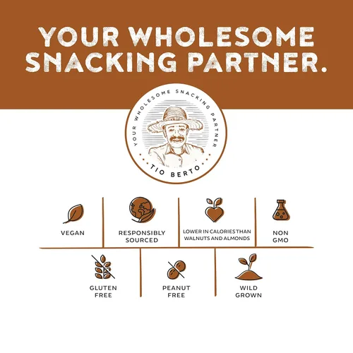 Miniatura 5 de Baru Nuts Roasted, bolsa resellable de 10 onzas Crujiente y delicioso Adecuado para dietas veganas, sin gluten, keto, sin maní Snacks ricos
