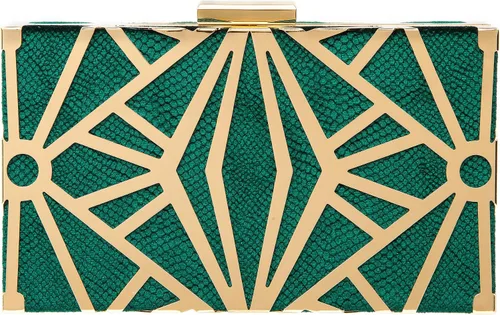 Miniatura 13 de CARIEDO Bolso Elegante de Noche para Mujer, Elegante Bolso de Mano de Terciopelo Exquisito, Bolso de Metal Hueco, para Promesa, Boda, Fiesta