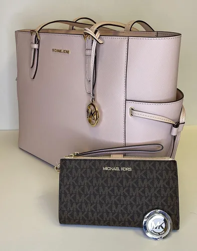 Miniatura 4 de Michael Kors MICHAEL Michel Kors Gilly - Bolsa de viaje con cordón grande con doble cierre para la muñeca