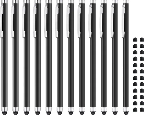 Miniatura 8 de Lápices capacitivos para pantallas táctiles 12 paquete Linfanc Lápiz capacitivo para iPad Alta sensibilidad y precisión Lápiz capacitivo para iPhone