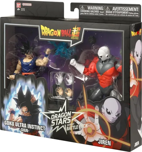Miniatura 7 de Dragon Stars Series - Dragon Ball Super - Set de Figuras de Acción Goku Ultra Instinct Sign vs Jiren Battle Pack de 6.5 pulgadas