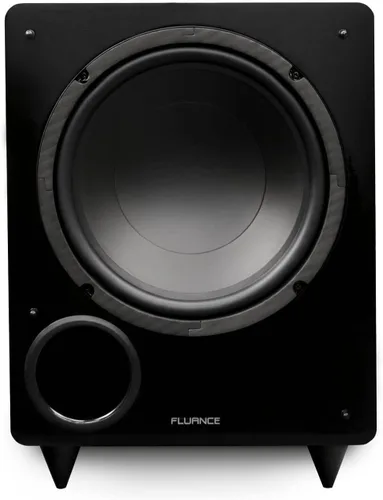 Miniatura 6 de Fluance DB10W Subwoofer con alimentación eléctrica de baja frecuencia de 10 pulgadas para cine en casa (Nogal natural)