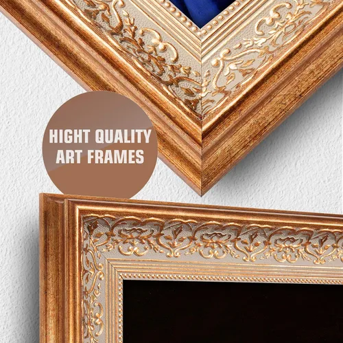 Miniatura 533 de A&T ARTWORK Campo de trigo con cipreses de Van Gogh Las reproducciones de arte clásico mundial, impresiones en lienzo giclée para decoración