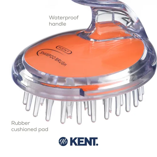 Miniatura 5 de KENT SH1 - Champú/acondicionador, masaje del cuero cabelludo y cepillo húmedo para ducha para el crecimiento del cabello, 42 cerdas de goma suave