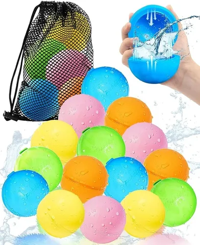 Miniatura 8 de SOPPYCID - Globos de bomba de agua reutilizables, juguete de verano, juguete de agua para niños y niñas, juguetes de piscina y playa para niños de 3