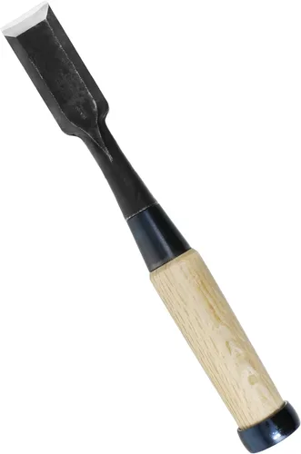 KAKURI Cincel de madera japonés para carpintería de 1" (25.4mm), fabricado en Japón, cincel japonés Oire Nomi, hoja de acero de alto carbono