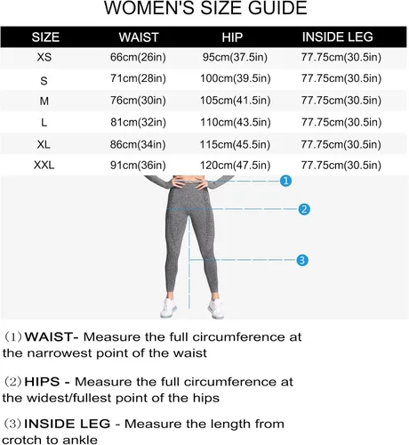 Miniatura 6 de Aoxjox Leggings de cintura alta para mujer para entrenamiento gimnasio sin costuras pantalones de yoga