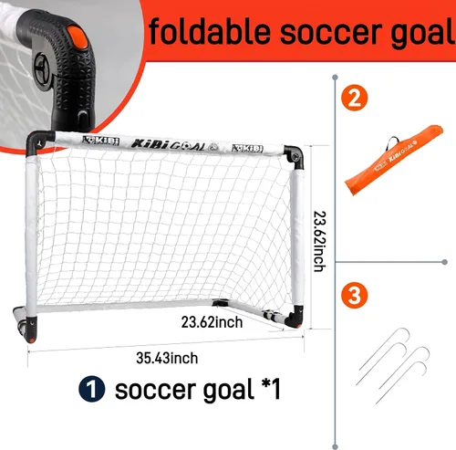 Miniatura 2 de Soccer Goal, Small Foldable Goal for Kids, Kids Goals for The Backyard/Indoor/Outdoor, Mini Soccer Toys Gifts for Children