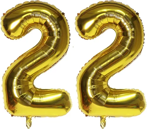 Miniatura 26 de Globos digitales dorados de 40 pulgadas, con número 10, globos de helio para decoraciones de fiesta de cumpleaños y suministros para decoración