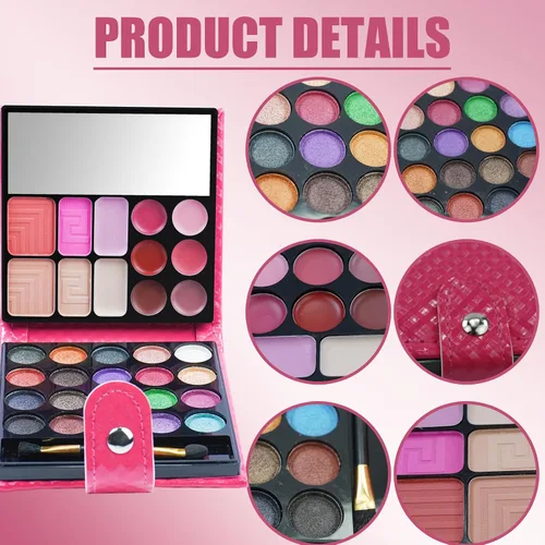 Miniatura 3 de FantasyDay Juego de regalo de maquillaje todo en uno Kit completo de maquillaje para mujeres, paquete esencial de iniciación incluye 20 paletas