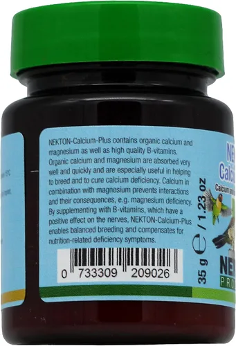 Miniatura 4 de Nekton Calcio Plus - Calcio con Magnesio y Vitaminas 35g/1.23 oz