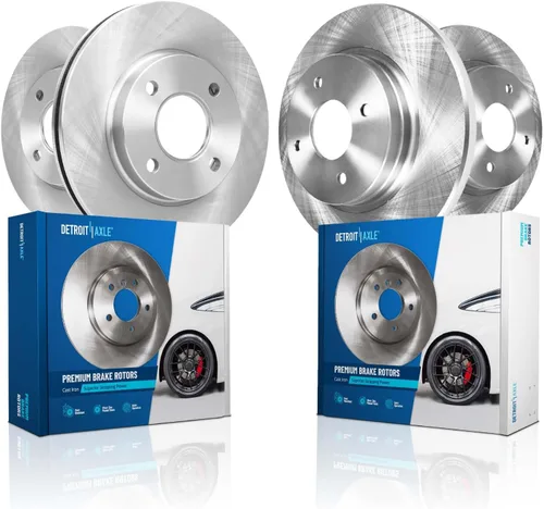 Miniatura 22 de Detroit Axle - Rotores de freno para Chrysler 200 2015 2016 2017, Rotores de freno de disco de reemplazo: 12.01" pulgadas delantero y 10.95