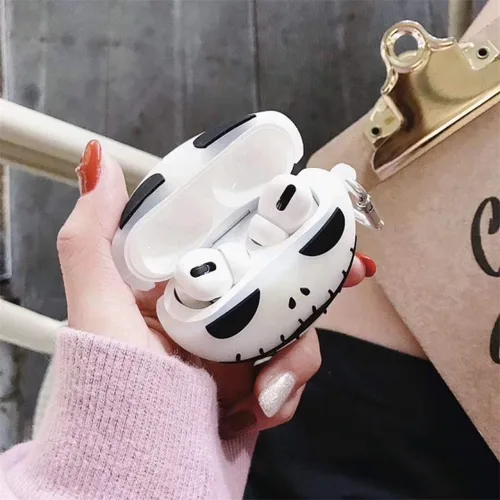 Miniatura 5 de Funda para Airpod Pro 2019/Pro 2 Gen 2022, bonita funda de silicona de dibujos animados, diseño de llavero único y divertido 3D, fundas suaves