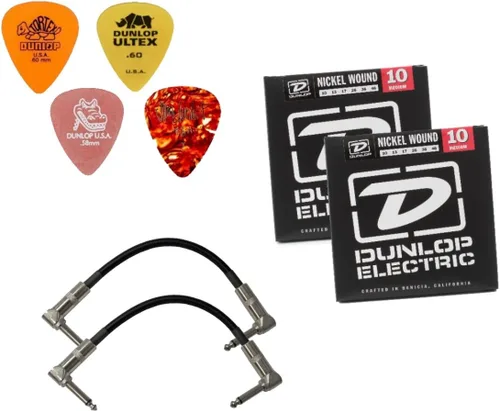Miniatura 9 de DUNLOP SW95 Cry Baby Slash Signature Wah Wah - Pedal de efectos de guitarra con paquete de selección de muestra DUNLOP, Dunlop DEN1046 cuerdas