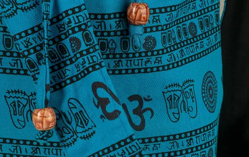 Miniatura 3 de Azul Patchwork hecho a mano Crossbody grande Hobo bolso de hombro Hippie Boho moda todos los días único