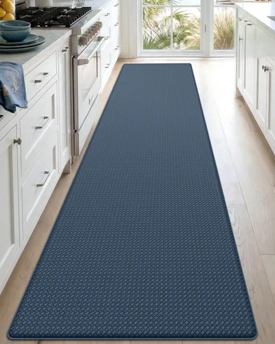 Miniatura 41 de DEXI Alfombrillas de Cocina Acolchadas Anti Fatiga, 17x59, Alfombra de Pasillo para Estar de Pie Impermeable, Espuma Viscoelástica Cómoda Acolchada