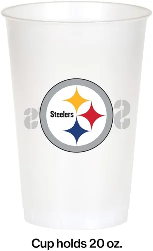 Miniatura 4 de Pittsburgh Steelers - Juego de vajilla de 49 unidades, con licencia
