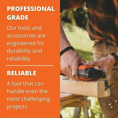 Miniatura 5 de Fein MultiMaster MM 500 Plus para construcción y renovación de interiores, montaje Starlock Plus, sistema QuickIn, velocidad constante, cabezal