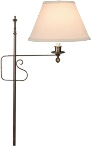 Miniatura 2 de Upgradelights® Pantalla de repuesto de 10 pulgadas con clip en lino beige