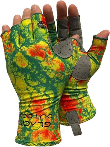 Miniatura 7 de Glacier Glove Islamorada 50+ Sun Protection Durable Lightweight Breathable Quick-Dry Fingerless Outdoor Fishing Sun Glove