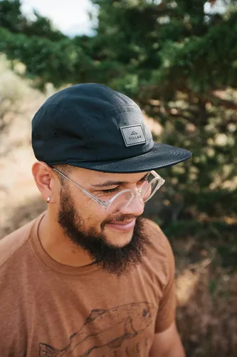 Miniatura 5 de Tillak Wallowa Kodra - Gorro ligero de nailon Oxford de 5 paneles con cierre a presión