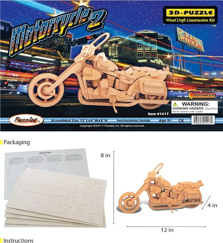 Miniatura 2 de Rompecabezas 3D - Motocicleta 2