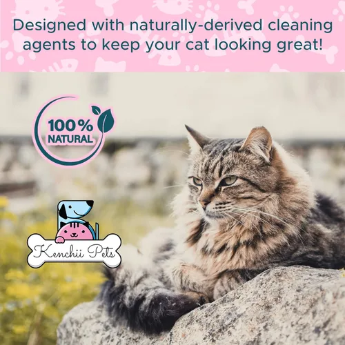 Miniatura 3 de Kenchii Spray profesional de aseo de mascotas para gatitos y gatos, spray desenredante hidratante perfumado totalmente natural, acondicionador