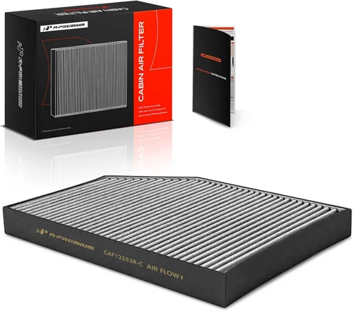 A-Premium Filtro de aire de cabina con carbón activado compatible con BMW 330e, 330e xDrive, 330i, 330i xDrive, X3, 430i, 430i Gran Coupe, 430i