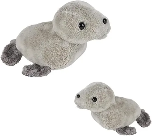 Miniatura 12 de The Dreidel Company Peluche T-Rexs Mighty Mights, relleno de felpa de 3.5 pulgadas, juguetes de animales súper suaves y tiernos, decoraciones