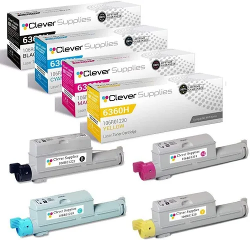 Miniatura 291 de CS compatible Xerox Phaser 6510/WorkCentre 6515 (106r03480) 2 cartuchos de tóner negro para Phaser 6510, WorkCentre 6515 2 negro
