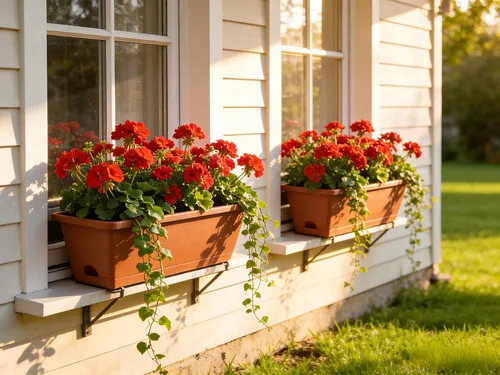 Miniatura 9 de Jardineras para jardinería doméstica, 8 unidades, 17 pulgadas de largo para alféizar de ventana al aire libre, cajas rectangulares de plástico