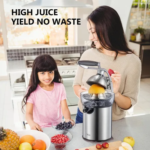 Miniatura 9 de Qcen 500W Juicer Machine Green y Electric Citrus Juicer Exprimidor Paquete