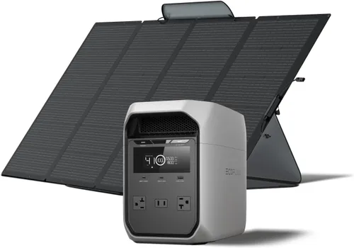 Miniatura 11 de EF ECOFLOW Estación de energía portátil DELTA 3 Classic, batería LiFePO4 de 1024 Wh, salida de 1800W AC/100W USB-C, carga rápida de 1 hora