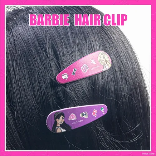 Miniatura 5 de Townley Girl Barbie - Juego de maquillaje para niñas en mochila, incluye bálsamo labial, esmalte de uñas, lima de uñas, lazos para el cabello