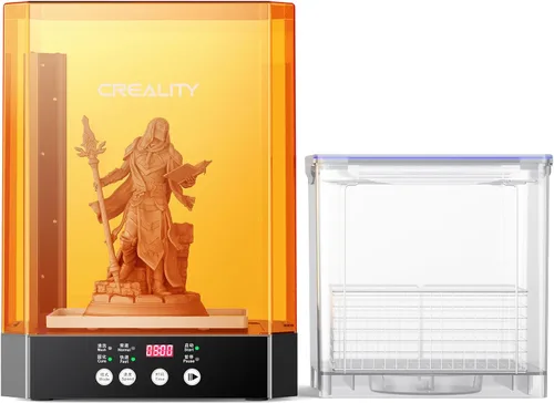 Miniatura 10 de Creality Estación de lavado y curado UW-01 Máquina 2 en 1 Impresora 3D de resina Caja rotatoria de curado UV Cubo para LCD/DLP/SLA Tamaño de lavado