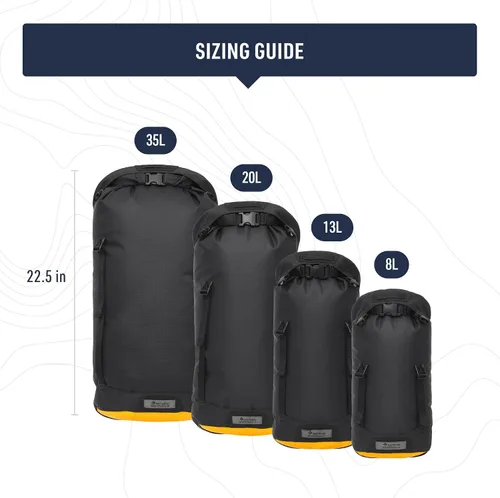 Miniatura 6 de Sea to Summit eVac - Bolsa seca de compresión resistente al agua, 8 litros