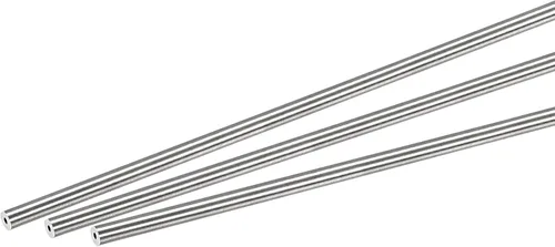 Miniatura 21 de uxcell Tubo redondo de acero inoxidable 304 0.197 in OD 0.024 in espesor de pared 9.843 in longitud 3 piezas