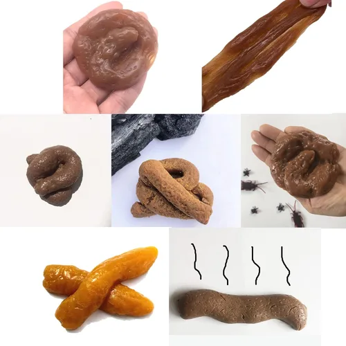 Miniatura 5 de Diferentes formas falsas de perro falso, caca de perro falso, broma divertida, juguetes complicados, accesorios de broma para Halloween, fiesta
