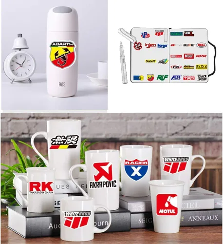 Miniatura 5 de 100 unidades/Paquete Adhesivos de moda Motocross Motos Dirt Bike Supercross Sin repetición Vinilo Adhesivo Cool Patineta Guitarra Funda de viaje