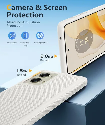 Miniatura 303 de FNTCASE Funda para iPhone 17 Pro: Fundas delgadas translúcidas de color azul claro compatibles con MagSafe, protección completa de la cámara