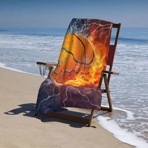 Miniatura 7 de Toalla de playa personalizada con tu foto/texto para adultos, adolescentes, mujeres, hombres, niños, niñas, toallas de microfibra suave y absorbente