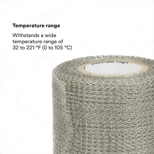 Miniatura 3 de 3M Scotch - Cinta de blindaje eléctrico de 24 pulgadas, 1 pulgada x 15 pies (0.984 in x 15.1 ft), cobre estañado, tejido abierto, cinta trenzada