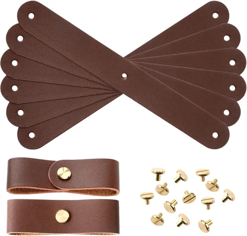 Chunful 6 correas de repuesto para caballo, correa de repuesto para caballo, correa de cuero de caballo, correa de repuesto de cuero para caballo,