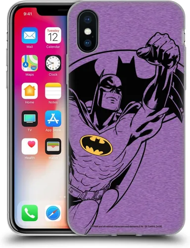 Miniatura 258 de Head Case Designs Funda de gel con licencia oficial de Batman DC Comics Bat Signal Logos [protección de grado militar] compatible con Apple iPhone 7